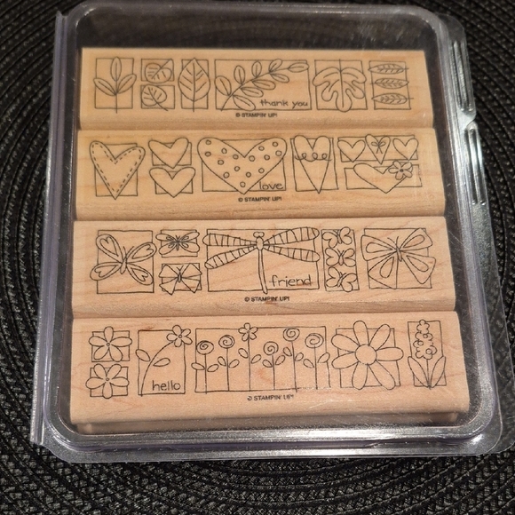 Stampin' Up! Other - STAMPIN' UP! Retired 2008 'A Little Bit Of Happiness' Stamp Set, Set of 4 Stamps